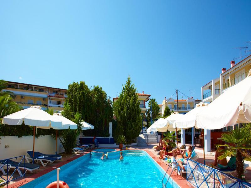 Makedonia Sky Hotel Hanioti Buitenkant foto